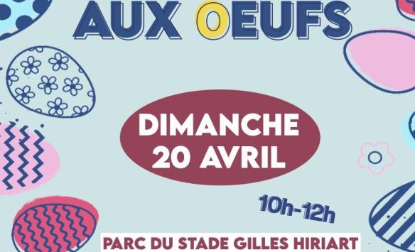 Chasse aux oeufs dimanche 20 avril 2025