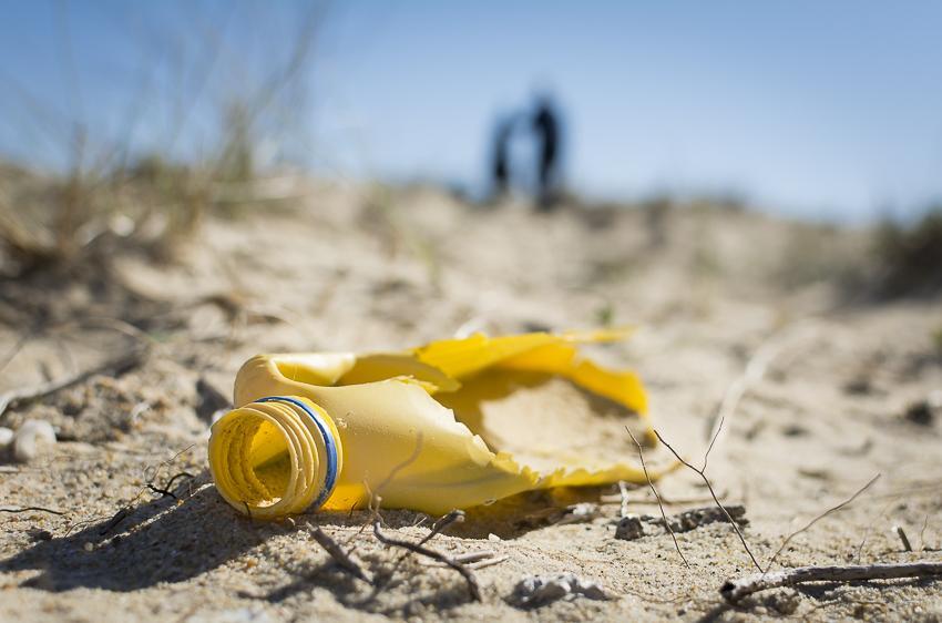 Ramassage de déchets sur les plages de Seignosse