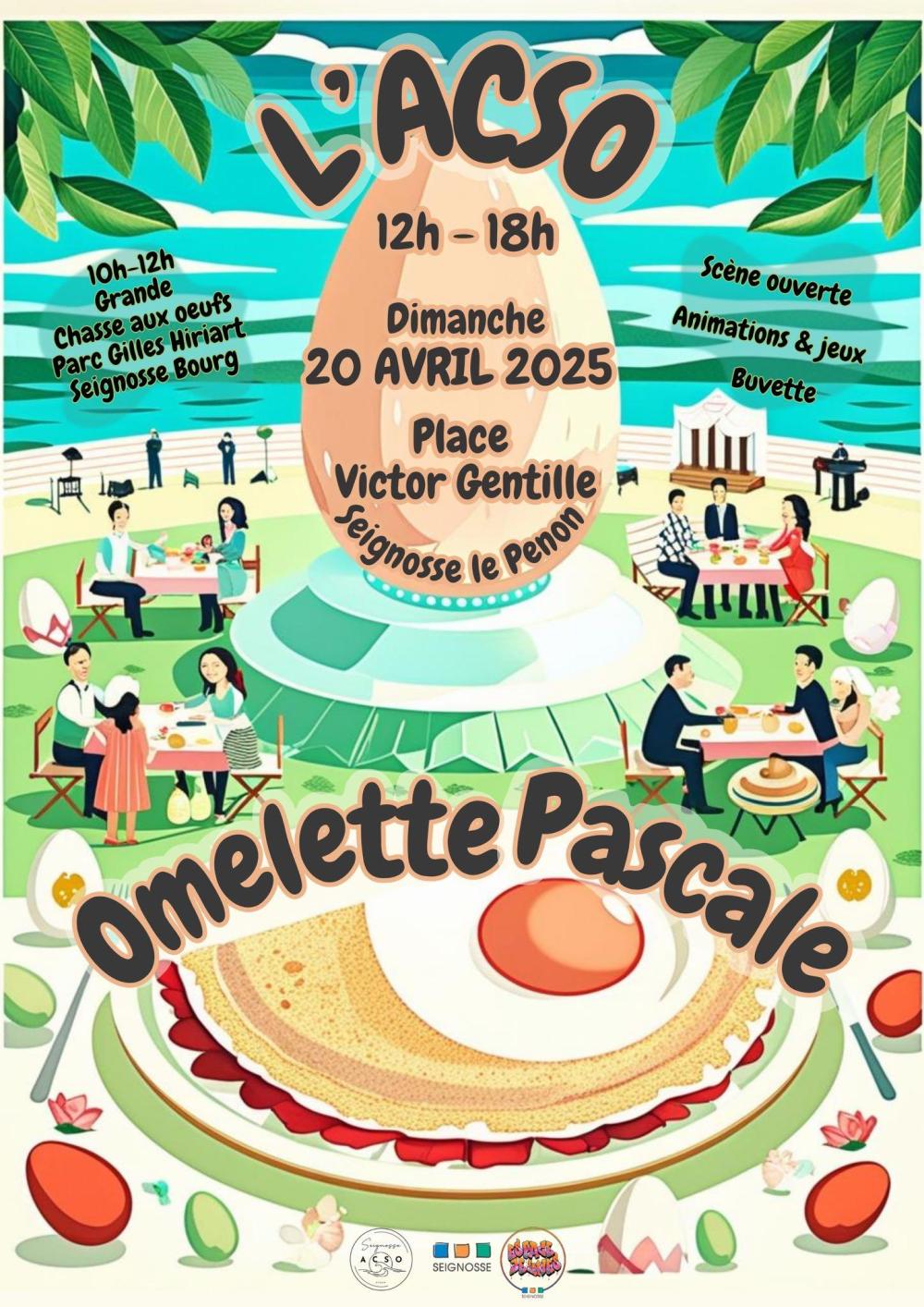 Omelette pascale avec l'ACSO