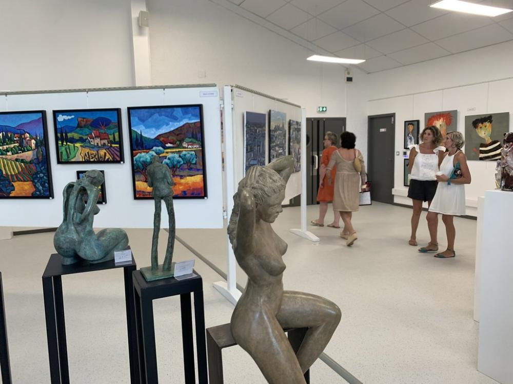 Exposition de peinture et sculpture