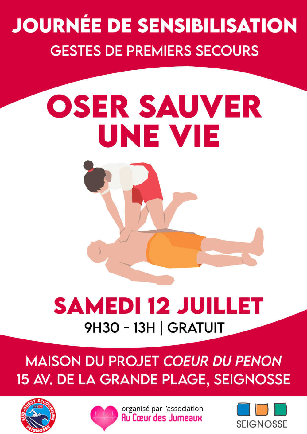 Affiche Oser Sauver Une Vie