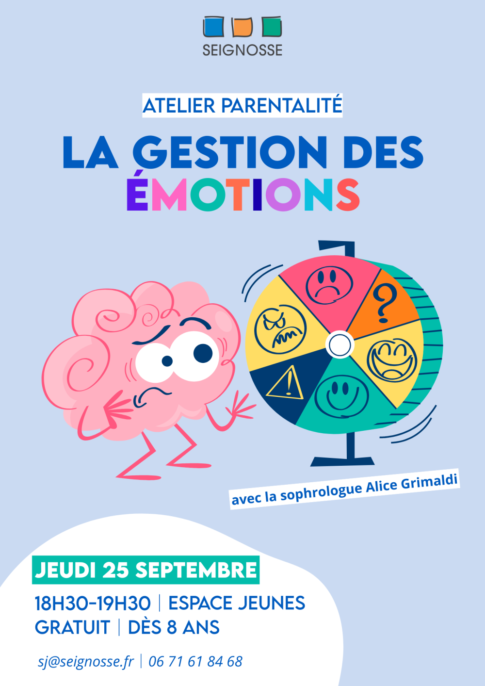 Affiche gestion des émotions