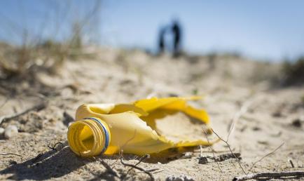Ramassage de déchets sur les plages de Seignosse